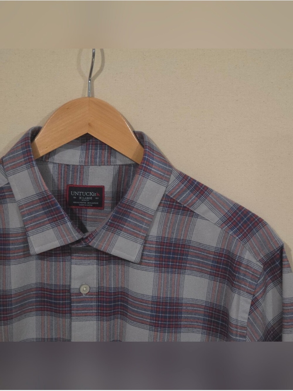 Untuckit Slim Fit Hyland Performance Flannel Xl